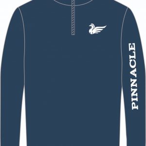 Unisex Long-tail 3/4 zip long sleeve jumper